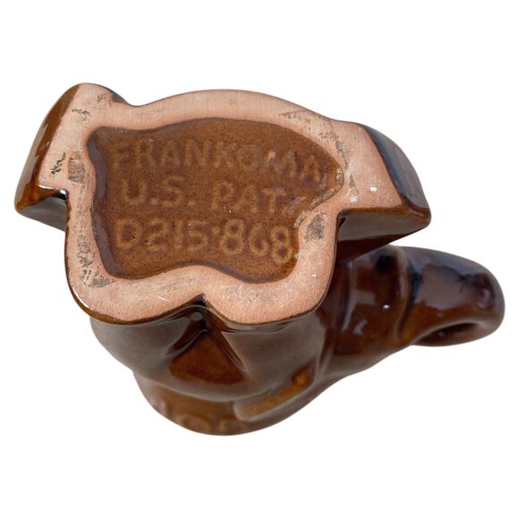 Frankoma GOP Republican Elephant Mug 1974 Brown Political Coffee Cup USA Pottery - Picture 6 of 6